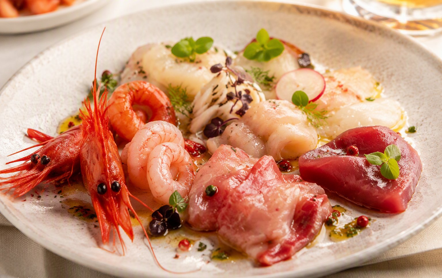 Crudo di gambero rosso